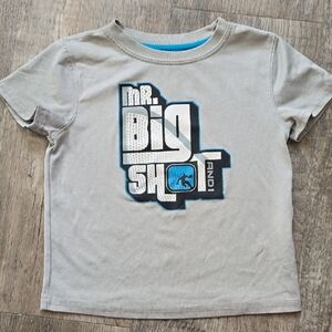 And1 Gray Short-Sleeve Tee with Mr. Big Shot Graphic - 24m